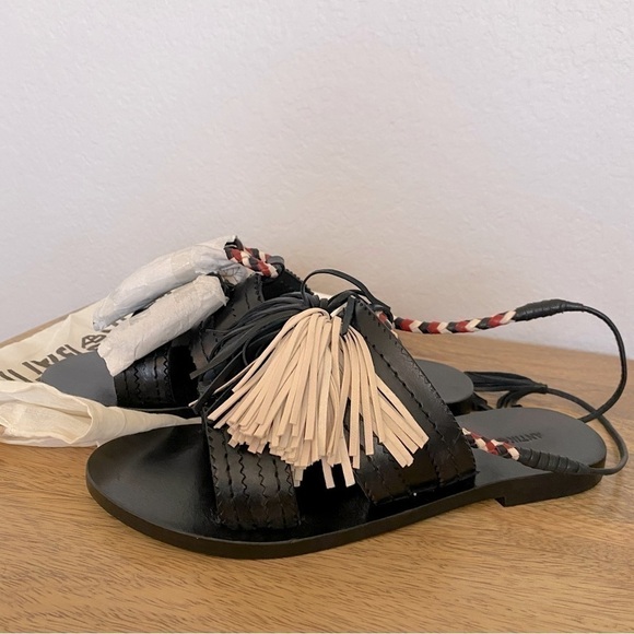 JOHNNY Was Antik Batik Youri sandal NWT color black size 37 style AB1419-2 - Picture 5 of 9